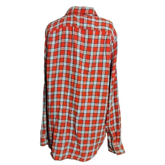 💕5/48 Super Soft flannel button Down Long Sleeve Top With a flannel lining - Picture 2 of 4